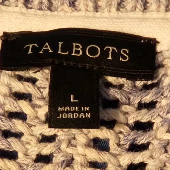 Talbots Cotton Knit Sweater - Picture 6 of 8